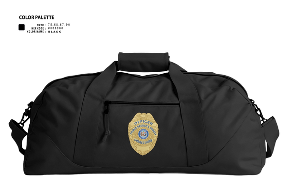 Duffle Bag, DOC PG, Police, Teamtime, Team time, sublimation, custom sports apparel, team uniforms, spirit wear, spiritwear, sports uniforms, custom shirts, team store, custom team store, fundraiser sports, apparel fundraiser
