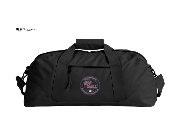 Duffle Bag, Martin county EM/911, Fire Department, Teamtime, Team time, sublimation, custom sports apparel, team uniforms, spirit wear, spiritwear, sports uniforms, custom shirts, team store, custom team store, fundraiser sports, apparel fundraiser