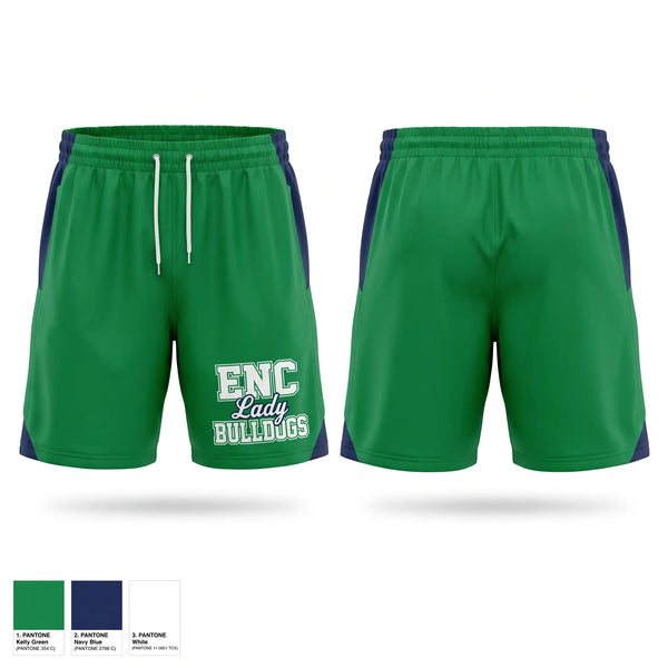 Athletic Shorts With Pockets, ENC Lady Bulldogs, Softball, Teamtime, Team time, sublimation, custom sports apparel, team uniforms, spirit wear, spiritwear, sports uniforms, custom shirts, team store, custom team store, fundraiser sports, apparel fundraiser