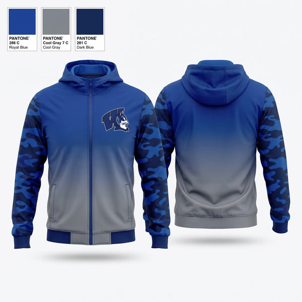 Windbreaker, Wayne Community High School Wrestling, Wrestling, Teamtime, Team time, sublimation, custom sports apparel, team uniforms, spirit wear, spiritwear, sports uniforms, custom shirts, team store, custom team store, fundraiser sports, apparel fundraiser