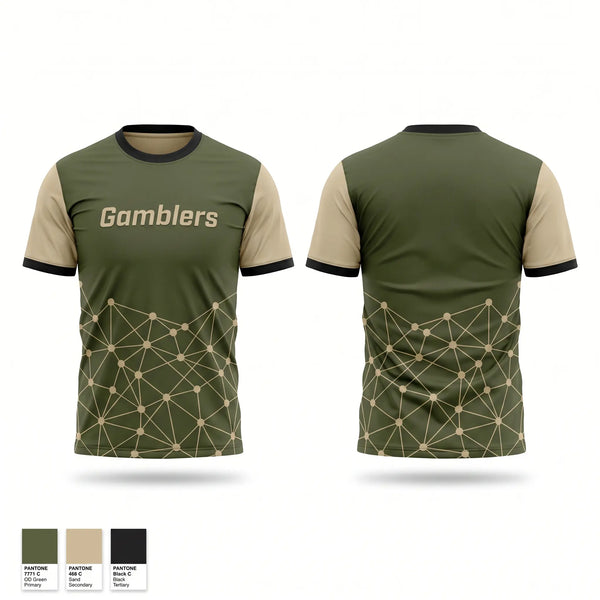 Short Sleeve Performance Shirt, Gamblers, Ice Hockey, Teamtime, Team time, sublimation, custom sports apparel, team uniforms, spirit wear, spiritwear, sports uniforms, custom shirts, team store, custom team store, fundraiser sports, apparel fundraiser