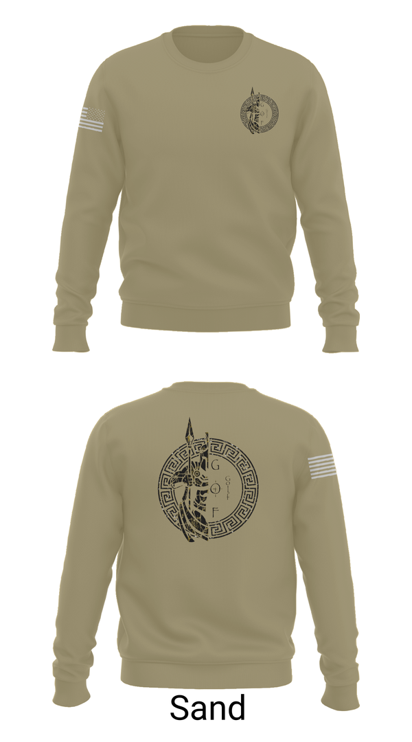 Crew Neck Sweatshirt, GOLF, , Teamtime, Team time, sublimation, custom sports apparel, team uniforms, spirit wear, spiritwear, sports uniforms, custom shirts, team store, custom team store, fundraiser sports, apparel fundraiser