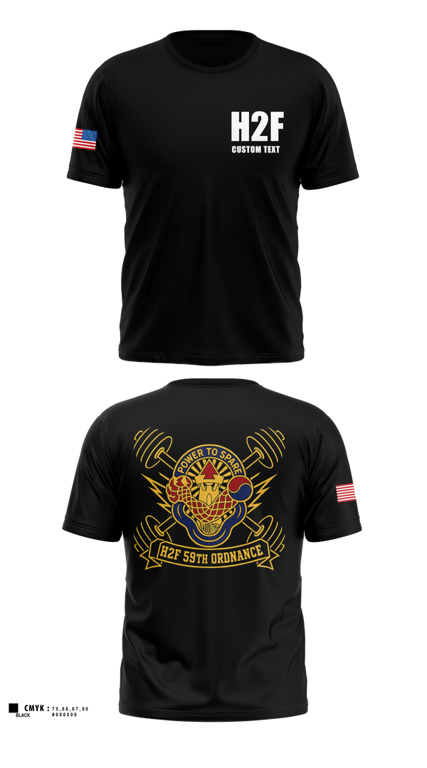 Old School Cotton Feel Shirt, 59th ORD BDE, Army, Teamtime, Team time, sublimation, custom sports apparel, team uniforms, spirit wear, spiritwear, sports uniforms, custom shirts, team store, custom team store, fundraiser sports, apparel fundraiser