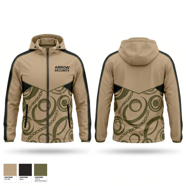 Windbreaker, ARROW SECURITY, , Teamtime, Team time, sublimation, custom sports apparel, team uniforms, spirit wear, spiritwear, sports uniforms, custom shirts, team store, custom team store, fundraiser sports, apparel fundraiser