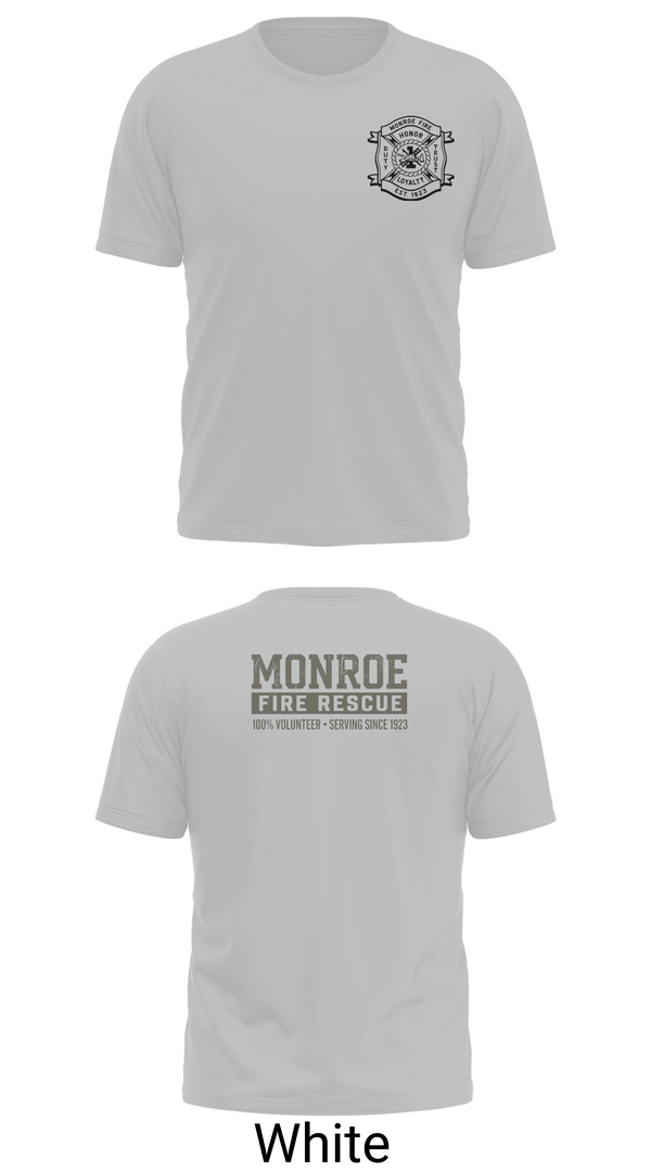 Short Sleeve Performance Shirt, Monroe Fire Rescue, Fire Department, Teamtime, Team time, sublimation, custom sports apparel, team uniforms, spirit wear, spiritwear, sports uniforms, custom shirts, team store, custom team store, fundraiser sports, apparel fundraiser