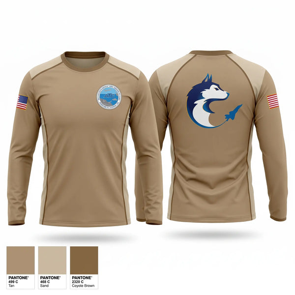 Long Sleeve Performance Shirt, Air Traffic Control & Landing Systems Division, Navy, Teamtime, Team time, sublimation, custom sports apparel, team uniforms, spirit wear, spiritwear, sports uniforms, custom shirts, team store, custom team store, fundraiser sports, apparel fundraiser