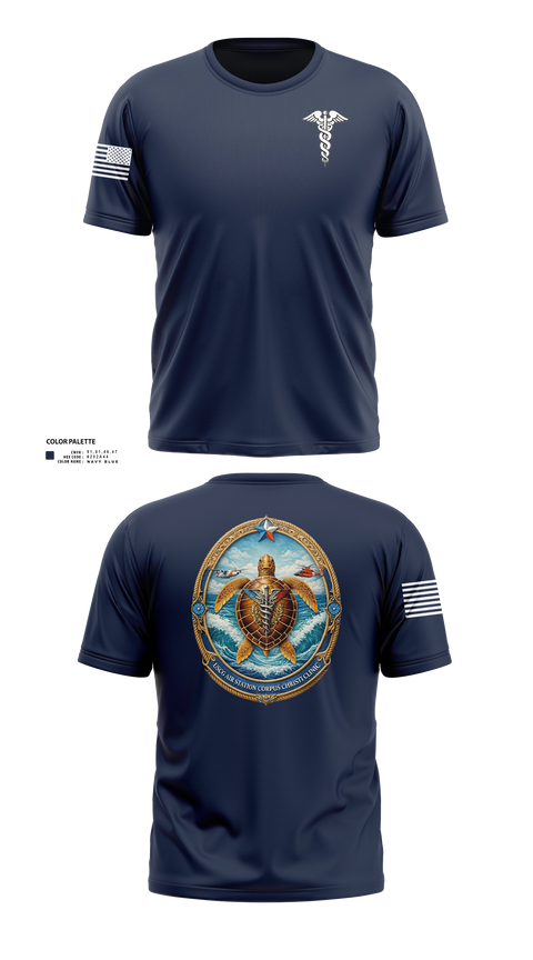 Old School Cotton Feel Shirt, Air Station Corpus Christi Clinic, Coast Guard, Teamtime, Team time, sublimation, custom sports apparel, team uniforms, spirit wear, spiritwear, sports uniforms, custom shirts, team store, custom team store, fundraiser sports, apparel fundraiser