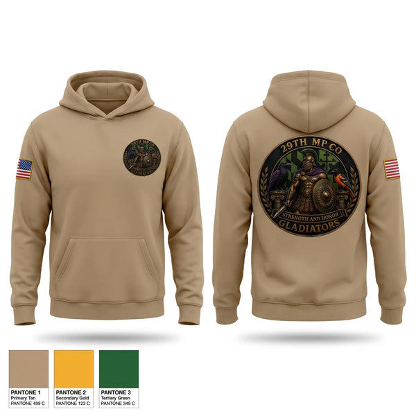 Hoodie, 29th Military Police Company, Army, Teamtime, Team time, sublimation, custom sports apparel, team uniforms, spirit wear, spiritwear, sports uniforms, custom shirts, team store, custom team store, fundraiser sports, apparel fundraiser