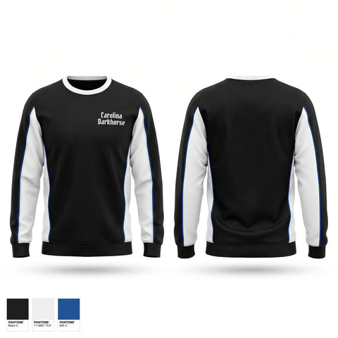 Crew Neck Sweatshirt, Carolina Darkhorse, Baseball, Teamtime, Team time, sublimation, custom sports apparel, team uniforms, spirit wear, spiritwear, sports uniforms, custom shirts, team store, custom team store, fundraiser sports, apparel fundraiser