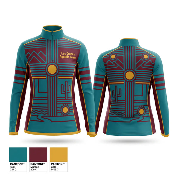 Quarter Zip Jacket, Las Cruces Aquatic Team, Swimming, Teamtime, Team time, sublimation, custom sports apparel, team uniforms, spirit wear, spiritwear, sports uniforms, custom shirts, team store, custom team store, fundraiser sports, apparel fundraiser