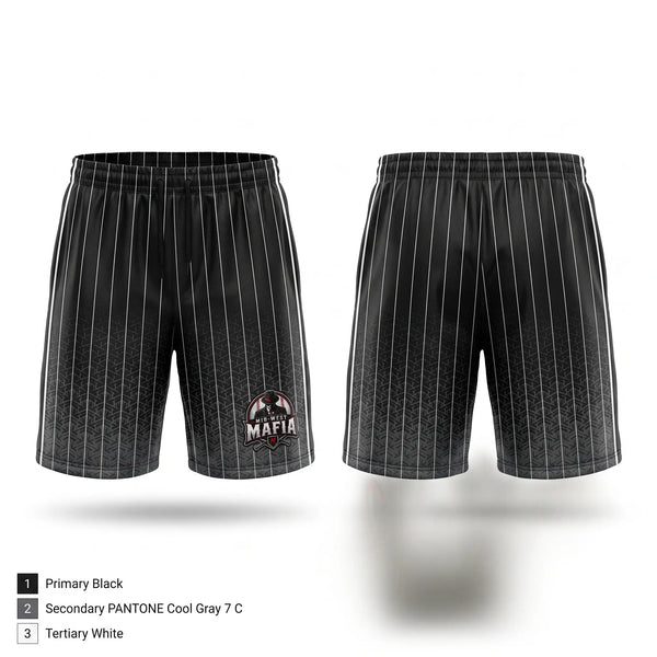 Athletic Shorts With Pockets, Mid South Mafia, Baseball, Teamtime, Team time, sublimation, custom sports apparel, team uniforms, spirit wear, spiritwear, sports uniforms, custom shirts, team store, custom team store, fundraiser sports, apparel fundraiser