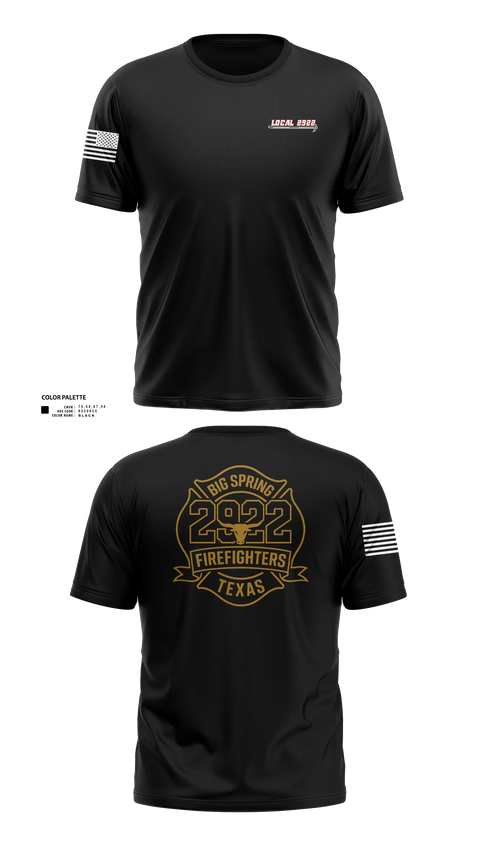Old School Cotton Feel Shirt, Local 2922, Fire Department, Teamtime, Team time, sublimation, custom sports apparel, team uniforms, spirit wear, spiritwear, sports uniforms, custom shirts, team store, custom team store, fundraiser sports, apparel fundraiser