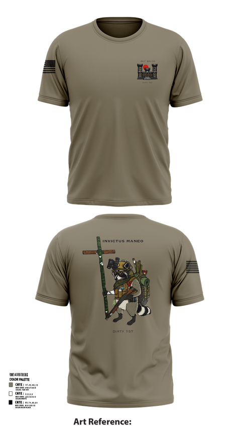 Short Sleeve Performance Shirt, 441st Engineer Company, Army, Teamtime, Team time, sublimation, custom sports apparel, team uniforms, spirit wear, spiritwear, sports uniforms, custom shirts, team store, custom team store, fundraiser sports, apparel fundraiser