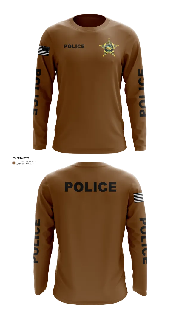Long Sleeve Performance Shirt, St. Joseph County Police Department, , Teamtime, Team time, sublimation, custom sports apparel, team uniforms, spirit wear, spiritwear, sports uniforms, custom shirts, team store, custom team store, fundraiser sports, apparel fundraiser