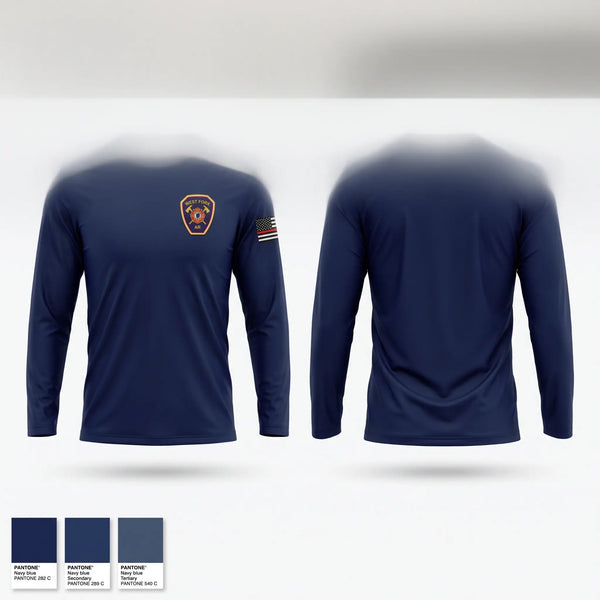 Long Sleeve Performance Shirt, West Fork Fire Department, Fire Department, Teamtime, Team time, sublimation, custom sports apparel, team uniforms, spirit wear, spiritwear, sports uniforms, custom shirts, team store, custom team store, fundraiser sports, apparel fundraiser