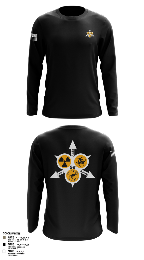 Long Sleeve Performance Shirt, 51st WMD-CST, , Teamtime, Team time, sublimation, custom sports apparel, team uniforms, spirit wear, spiritwear, sports uniforms, custom shirts, team store, custom team store, fundraiser sports, apparel fundraiser