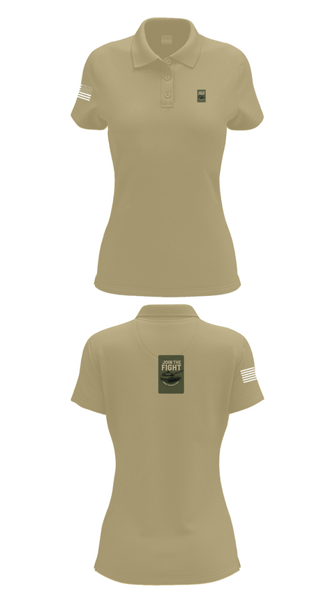 Womens Short Sleeve Performance Polo, Army Recruiting, Army, Teamtime, Team time, sublimation, custom sports apparel, team uniforms, spirit wear, spiritwear, sports uniforms, custom shirts, team store, custom team store, fundraiser sports, apparel fundraiser