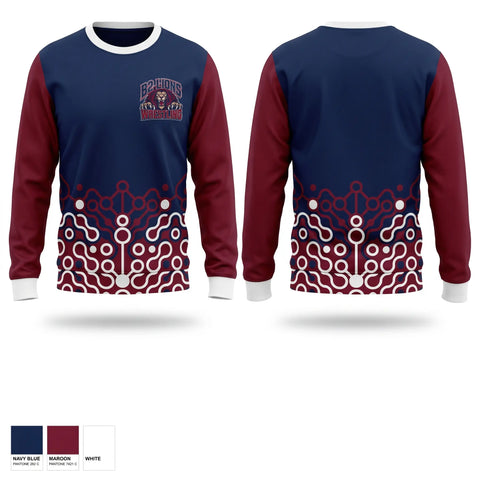 Crew Neck Sweatshirt, B2 lions, Wrestling, Teamtime, Team time, sublimation, custom sports apparel, team uniforms, spirit wear, spiritwear, sports uniforms, custom shirts, team store, custom team store, fundraiser sports, apparel fundraiser