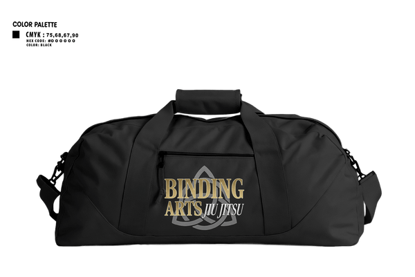 Duffle Bag, Binding Arts Jiu Jitsu, , Teamtime, Team time, sublimation, custom sports apparel, team uniforms, spirit wear, spiritwear, sports uniforms, custom shirts, team store, custom team store, fundraiser sports, apparel fundraiser