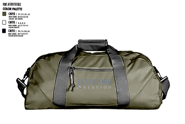 Duffle Bag, SkyBridge Aviation, , Teamtime, Team time, sublimation, custom sports apparel, team uniforms, spirit wear, spiritwear, sports uniforms, custom shirts, team store, custom team store, fundraiser sports, apparel fundraiser