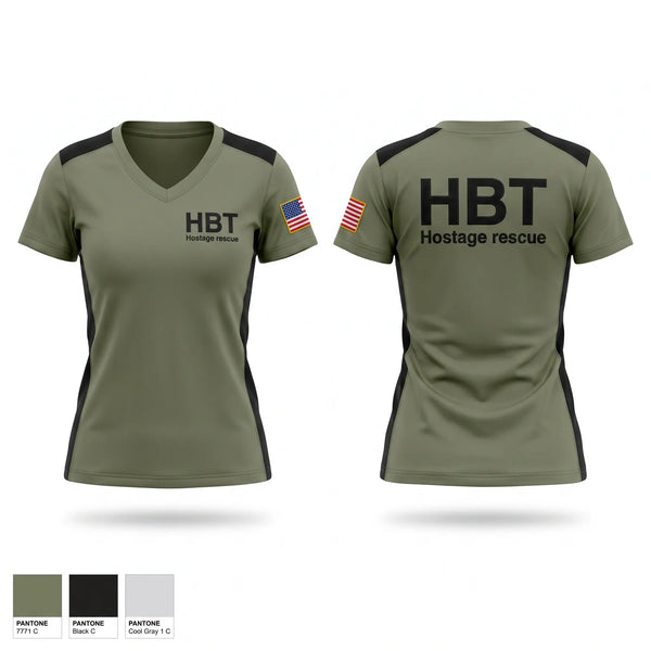 Womens Short Sleeve Vneck Shirt, HBT, Police, Teamtime, Team time, sublimation, custom sports apparel, team uniforms, spirit wear, spiritwear, sports uniforms, custom shirts, team store, custom team store, fundraiser sports, apparel fundraiser