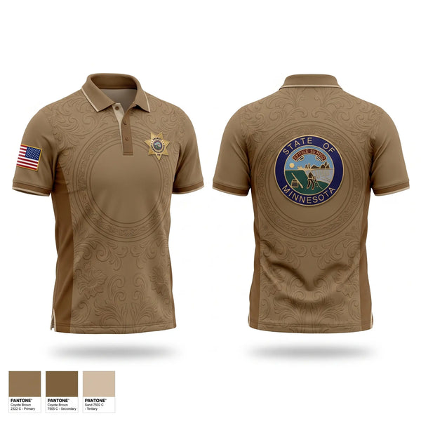 Short Sleeve Performance Polo, Crow Wing County Sheriff, Police, Teamtime, Team time, sublimation, custom sports apparel, team uniforms, spirit wear, spiritwear, sports uniforms, custom shirts, team store, custom team store, fundraiser sports, apparel fundraiser