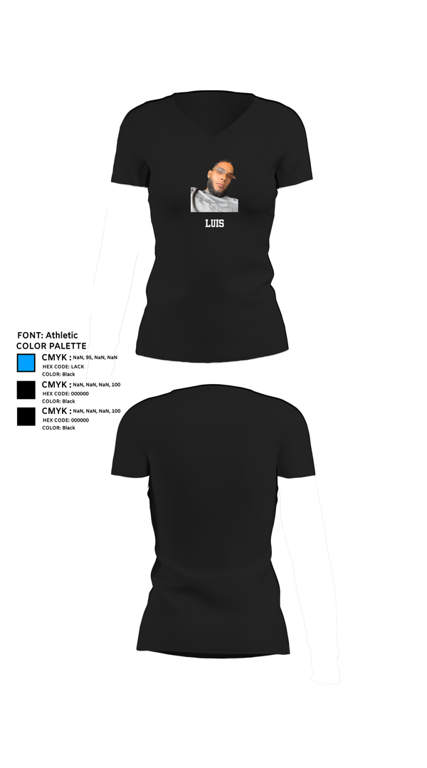 Womens Short Sleeve Vneck Shirt, Luis, , Teamtime, Team time, sublimation, custom sports apparel, team uniforms, spirit wear, spiritwear, sports uniforms, custom shirts, team store, custom team store, fundraiser sports, apparel fundraiser