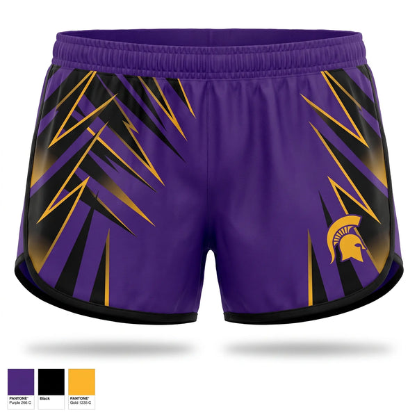Womens Shorts, Spartans, , Teamtime, Team time, sublimation, custom sports apparel, team uniforms, spirit wear, spiritwear, sports uniforms, custom shirts, team store, custom team store, fundraiser sports, apparel fundraiser