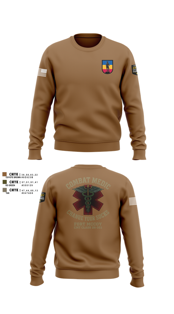 Crew Neck Sweatshirt, 426 RTI, National Guard, Teamtime, Team time, sublimation, custom sports apparel, team uniforms, spirit wear, spiritwear, sports uniforms, custom shirts, team store, custom team store, fundraiser sports, apparel fundraiser