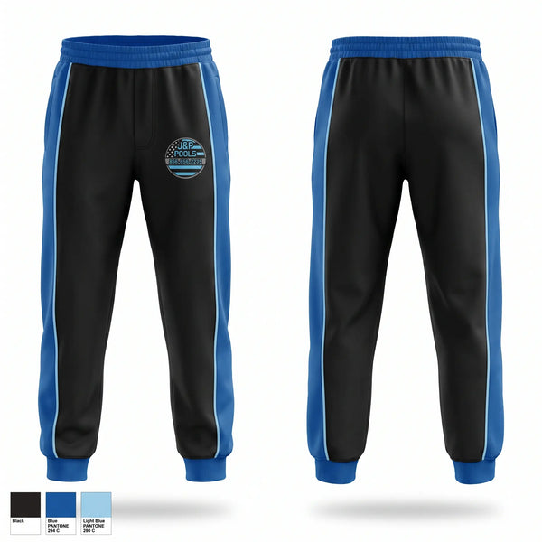 Sweatpants, J&P Pools, , Teamtime, Team time, sublimation, custom sports apparel, team uniforms, spirit wear, spiritwear, sports uniforms, custom shirts, team store, custom team store, fundraiser sports, apparel fundraiser