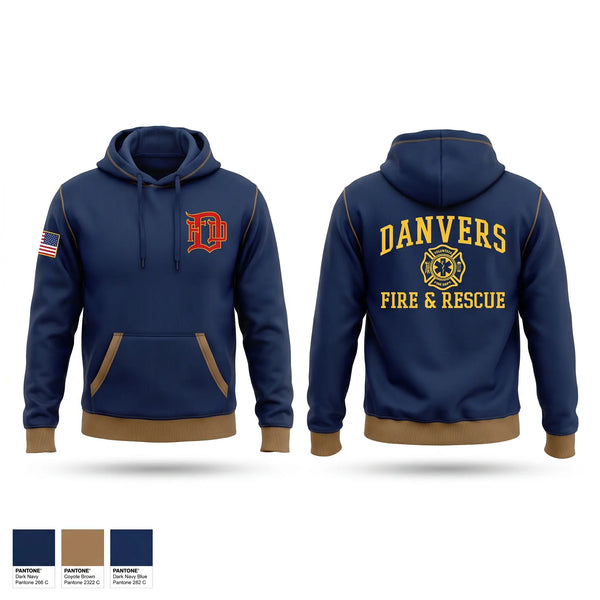 Hoodie, Danvers Fire & Rescue, Fire Department, Teamtime, Team time, sublimation, custom sports apparel, team uniforms, spirit wear, spiritwear, sports uniforms, custom shirts, team store, custom team store, fundraiser sports, apparel fundraiser