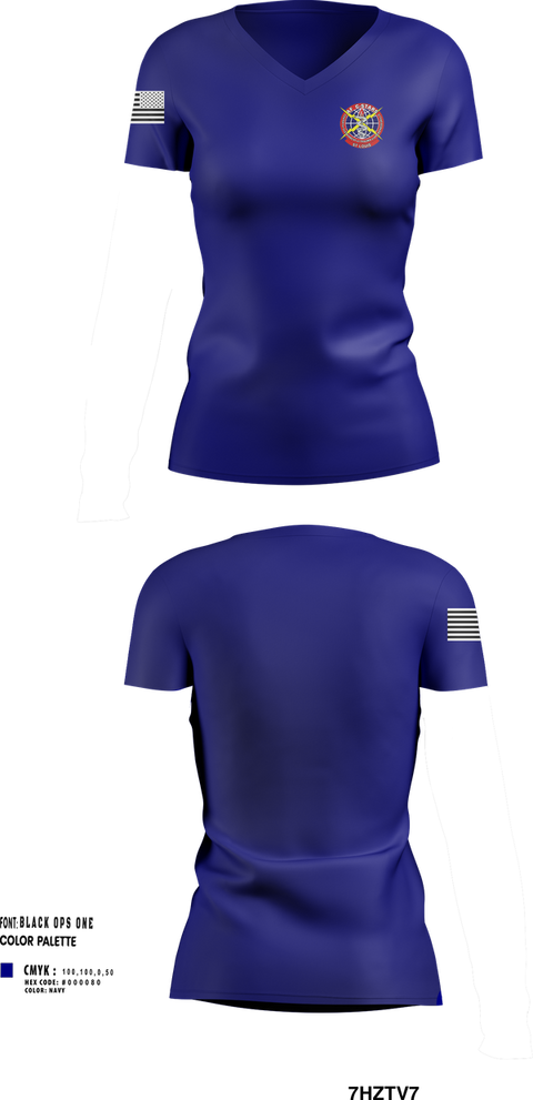 Womens Short Sleeve Vneck Shirt, C-STARS, , Teamtime, Team time, sublimation, custom sports apparel, team uniforms, spirit wear, spiritwear, sports uniforms, custom shirts, team store, custom team store, fundraiser sports, apparel fundraiser