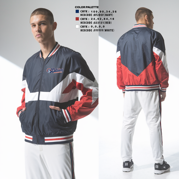 Windbreaker, Lenape Valley Patriots, Baseball, Teamtime, Team time, sublimation, custom sports apparel, team uniforms, spirit wear, spiritwear, sports uniforms, custom shirts, team store, custom team store, fundraiser sports, apparel fundraiser
