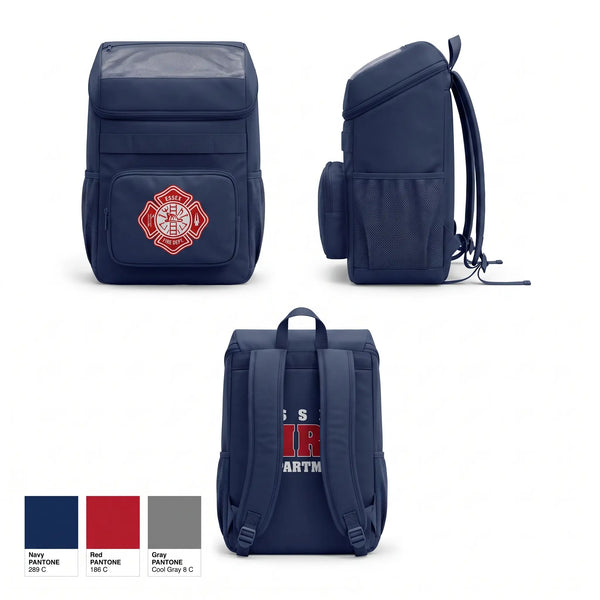 Gear Bag, Essex Fire Department, Fire Department, Teamtime, Team time, sublimation, custom sports apparel, team uniforms, spirit wear, spiritwear, sports uniforms, custom shirts, team store, custom team store, fundraiser sports, apparel fundraiser