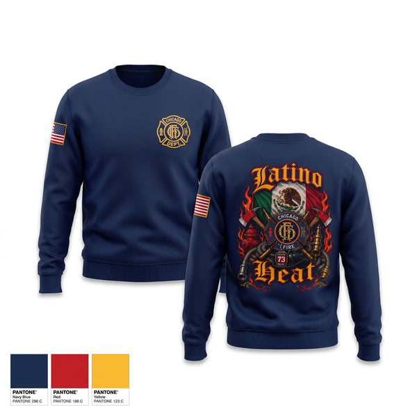 Crew Neck Sweatshirt, Engine 73, Fire Department, Teamtime, Team time, sublimation, custom sports apparel, team uniforms, spirit wear, spiritwear, sports uniforms, custom shirts, team store, custom team store, fundraiser sports, apparel fundraiser
