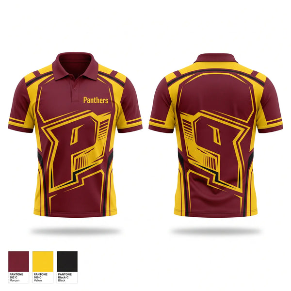 Short Sleeve Performance Polo, Panthers, Women's Basketball, Teamtime, Team time, sublimation, custom sports apparel, team uniforms, spirit wear, spiritwear, sports uniforms, custom shirts, team store, custom team store, fundraiser sports, apparel fundraiser
