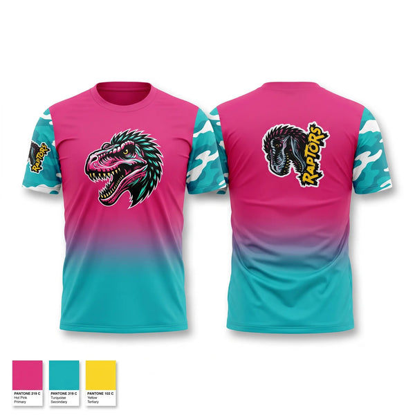 Short Sleeve Performance Shirt, PyroRaptors, Baseball, Teamtime, Team time, sublimation, custom sports apparel, team uniforms, spirit wear, spiritwear, sports uniforms, custom shirts, team store, custom team store, fundraiser sports, apparel fundraiser