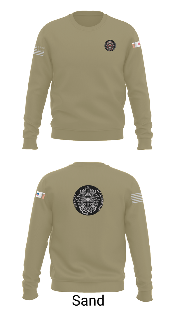 Crew Neck Sweatshirt, , Army, Teamtime, Team time, sublimation, custom sports apparel, team uniforms, spirit wear, spiritwear, sports uniforms, custom shirts, team store, custom team store, fundraiser sports, apparel fundraiser