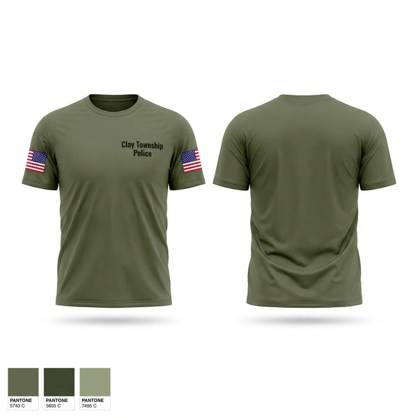 Short Sleeve Performance Shirt, Clay Township Police, Police, Teamtime, Team time, sublimation, custom sports apparel, team uniforms, spirit wear, spiritwear, sports uniforms, custom shirts, team store, custom team store, fundraiser sports, apparel fundraiser