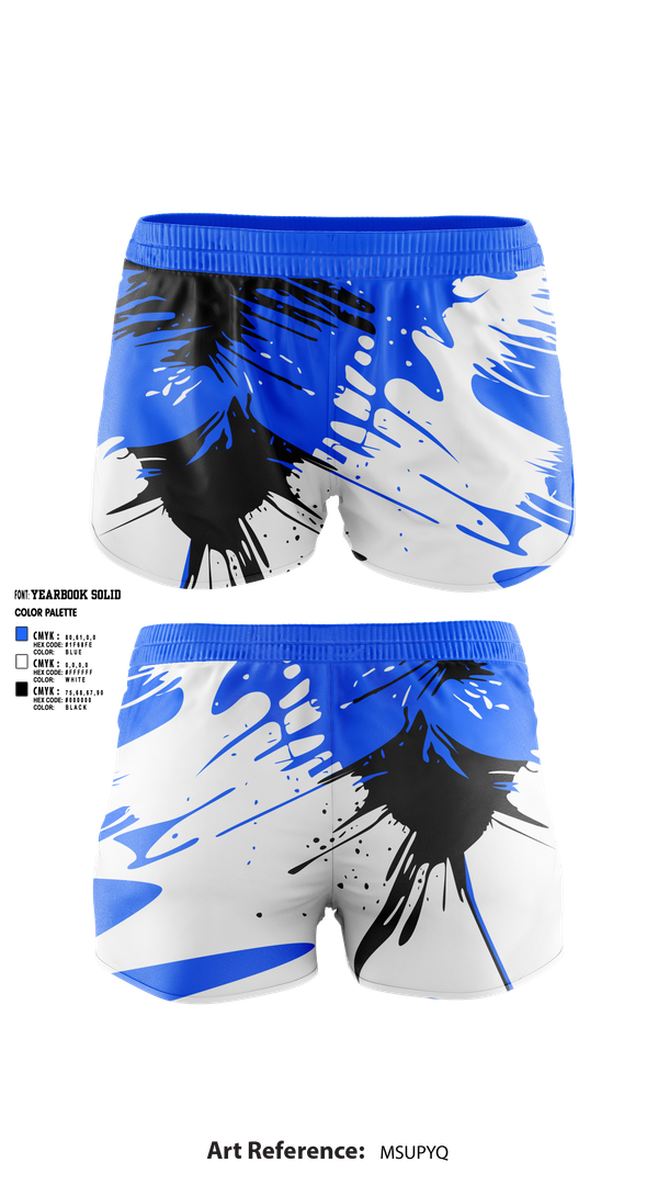 Womens Shorts, PBFC Rush, Spirit Store, Teamtime, Team time, sublimation, custom sports apparel, team uniforms, spirit wear, spiritwear, sports uniforms, custom shirts, team store, custom team store, fundraiser sports, apparel fundraiser