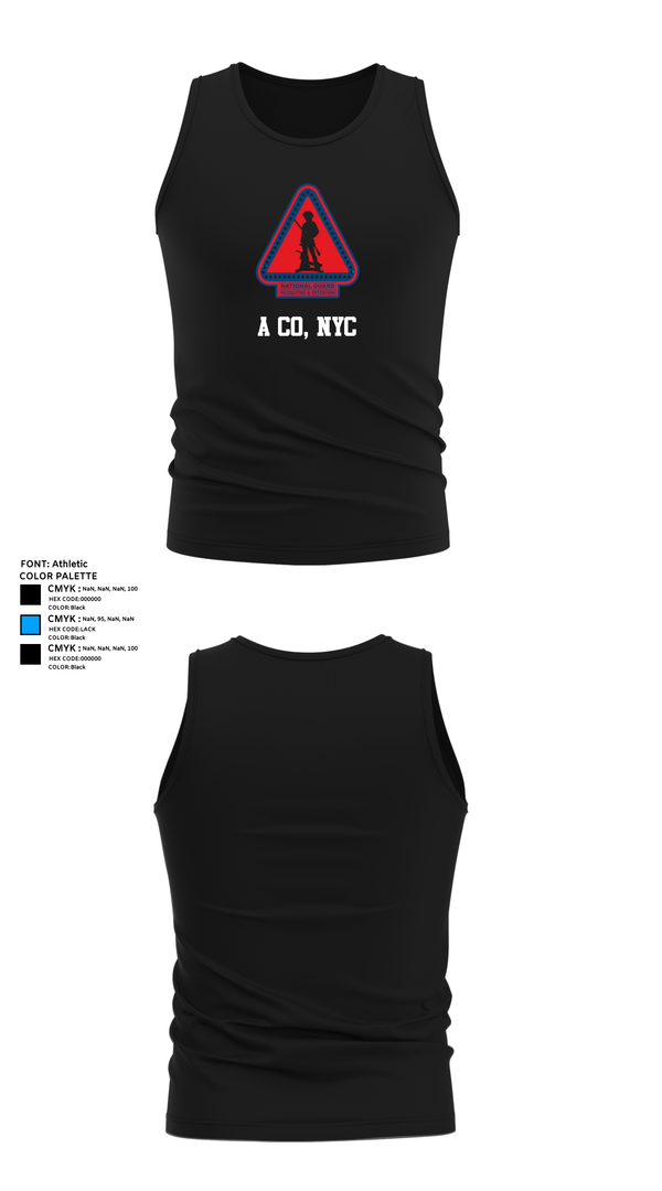 Tank Top, A Co, NYC, , Teamtime, Team time, sublimation, custom sports apparel, team uniforms, spirit wear, spiritwear, sports uniforms, custom shirts, team store, custom team store, fundraiser sports, apparel fundraiser