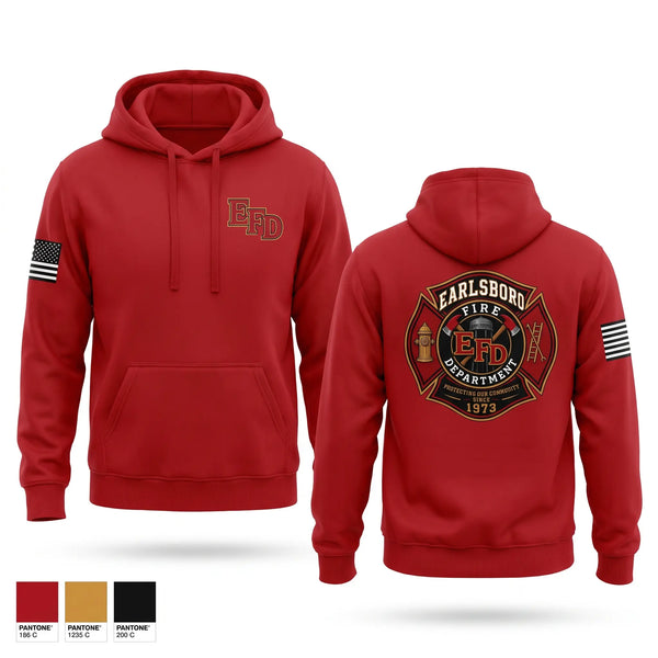 Hoodie, Earlsboro Fire Department, Fire Department, Teamtime, Team time, sublimation, custom sports apparel, team uniforms, spirit wear, spiritwear, sports uniforms, custom shirts, team store, custom team store, fundraiser sports, apparel fundraiser