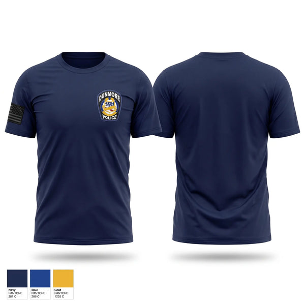 Old School Cotton Feel Shirt, Dunmore Police Department, Police, Teamtime, Team time, sublimation, custom sports apparel, team uniforms, spirit wear, spiritwear, sports uniforms, custom shirts, team store, custom team store, fundraiser sports, apparel fundraiser