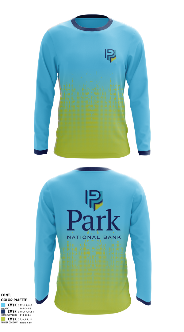 Long Sleeve Performance Shirt, Park National Bank Pelotonia, Cycling, Teamtime, Team time, sublimation, custom sports apparel, team uniforms, spirit wear, spiritwear, sports uniforms, custom shirts, team store, custom team store, fundraiser sports, apparel fundraiser
