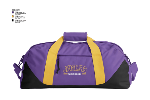 Duffle Bag, Jag highschool jaguars, Wrestling, Teamtime, Team time, sublimation, custom sports apparel, team uniforms, spirit wear, spiritwear, sports uniforms, custom shirts, team store, custom team store, fundraiser sports, apparel fundraiser