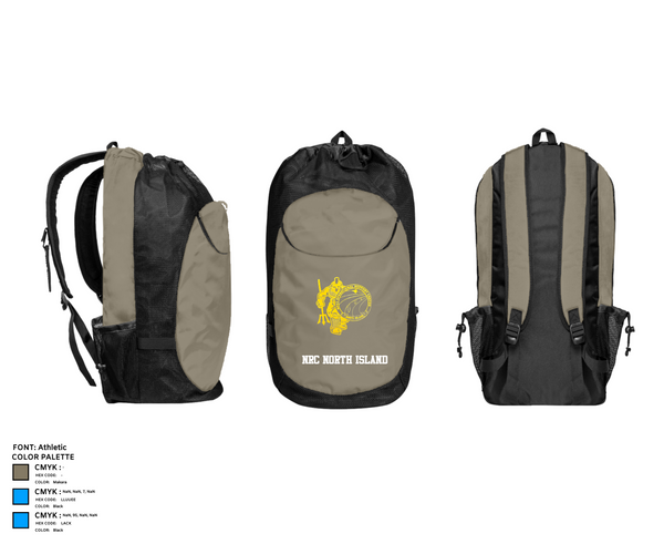 Gear Bag, NRC North Island, Navy, Teamtime, Team time, sublimation, custom sports apparel, team uniforms, spirit wear, spiritwear, sports uniforms, custom shirts, team store, custom team store, fundraiser sports, apparel fundraiser