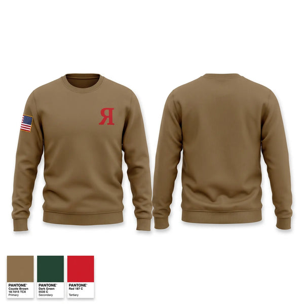 Crew Neck Sweatshirt, 217th Transportation Co., Army, Teamtime, Team time, sublimation, custom sports apparel, team uniforms, spirit wear, spiritwear, sports uniforms, custom shirts, team store, custom team store, fundraiser sports, apparel fundraiser