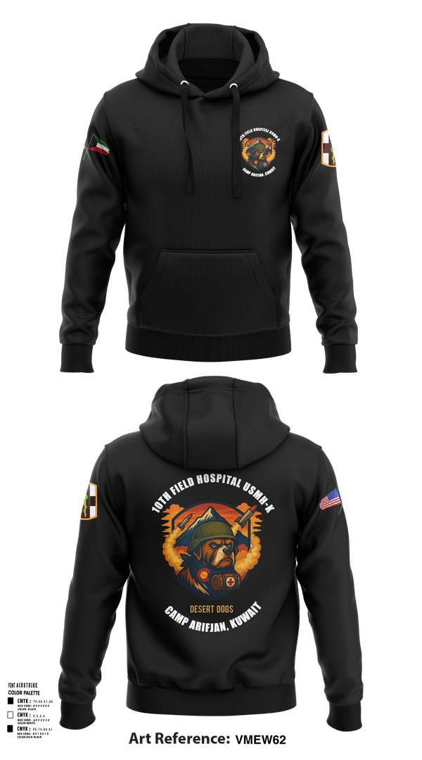 Hoodie, 10th Field Hospital (FWD), , Teamtime, Team time, sublimation, custom sports apparel, team uniforms, spirit wear, spiritwear, sports uniforms, custom shirts, team store, custom team store, fundraiser sports, apparel fundraiser