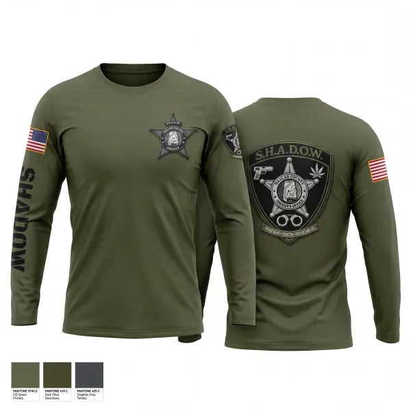 Long Sleeve Performance Shirt, SHADOW, Police, Teamtime, Team time, sublimation, custom sports apparel, team uniforms, spirit wear, spiritwear, sports uniforms, custom shirts, team store, custom team store, fundraiser sports, apparel fundraiser