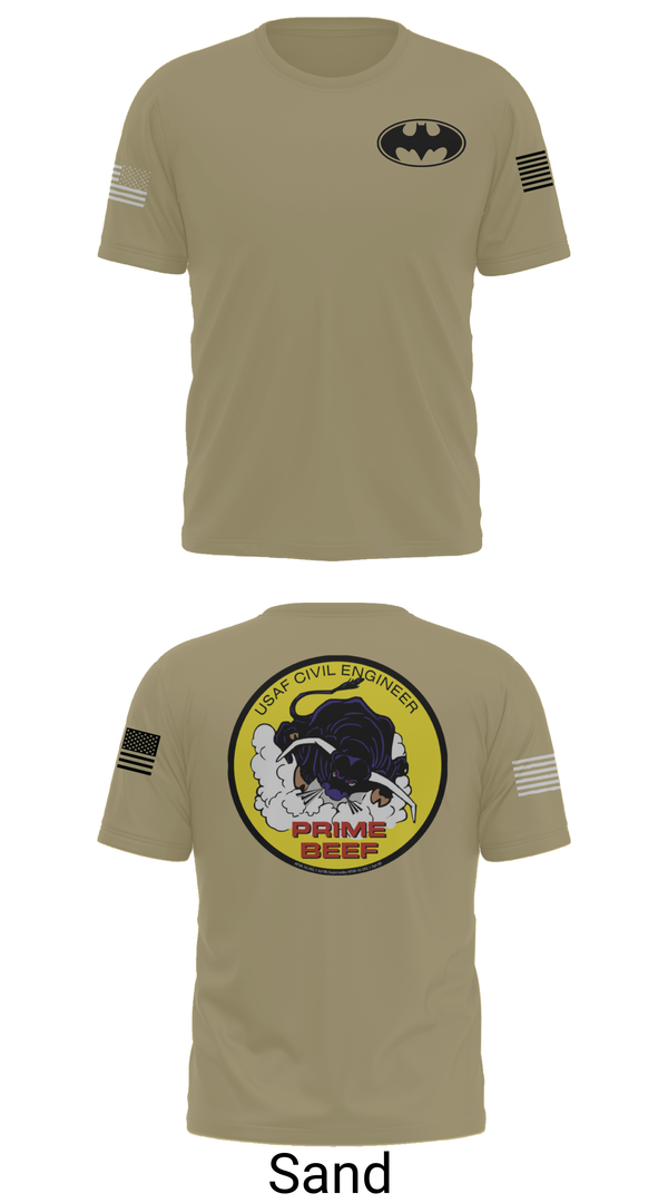 Short Sleeve Performance Shirt, 185th CES, Navy, Teamtime, Team time, sublimation, custom sports apparel, team uniforms, spirit wear, spiritwear, sports uniforms, custom shirts, team store, custom team store, fundraiser sports, apparel fundraiser